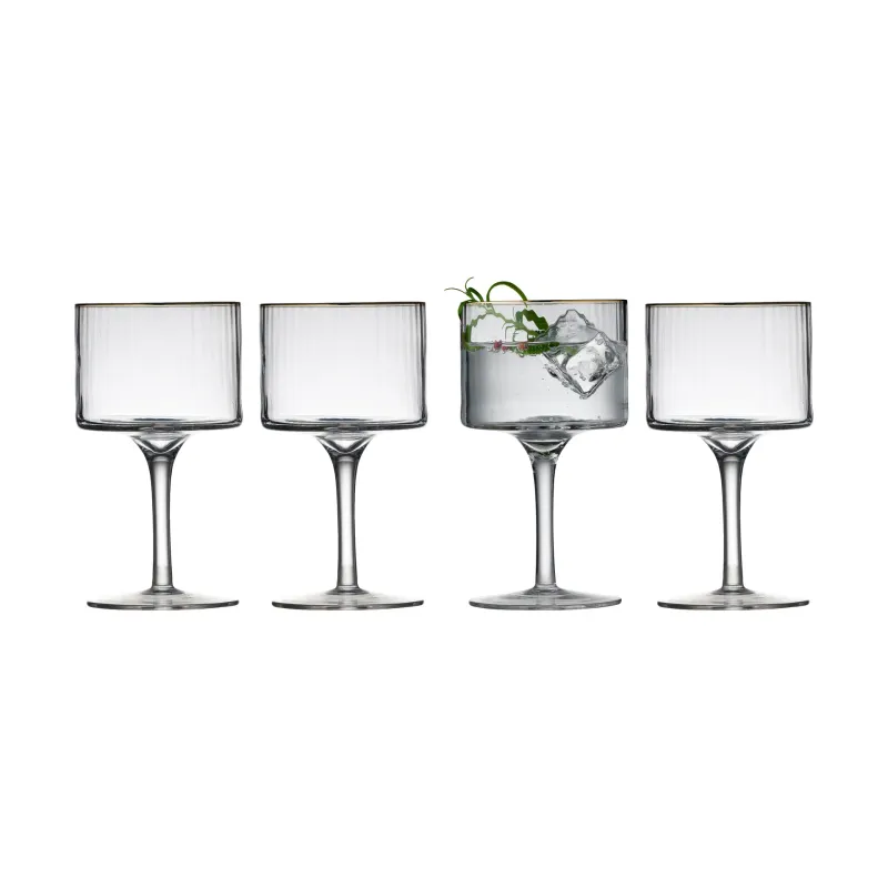 Alternativ bild 0 för Lyngby Glas - Palermo Gold Gin & Tonic Glas 32 cl 4-pack Klar