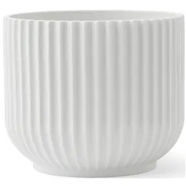 Produktfoto för Lyngby Porcelæn Flowerpot, medium (H 13 x Ø 14,5 cm.)
