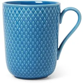Produktfoto för Lyngby Porcelæn Rhombe Color mugg med handtag 33 cl, blå