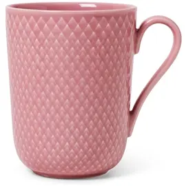 Produktfoto för Lyngby Porcelæn Rhombe Color mugg med handtag 33 cl, rosa