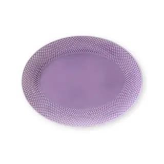 Produktfoto för Lyngby Porcelæn Rhombe Color Ovalt Serveringsfat 35x26,5 cm