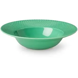 Produktfoto för Lyngby Porcelæn Rhombe Color Pastatallrik 24,5 cm Grön