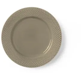 Produktfoto för Lyngby Porcelæn Rhombe Earth frukosttallrik 23 cm, clay