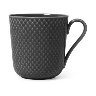 Produktfoto för Lyngby Porcelæn Rhombe Earth mugg, slate
