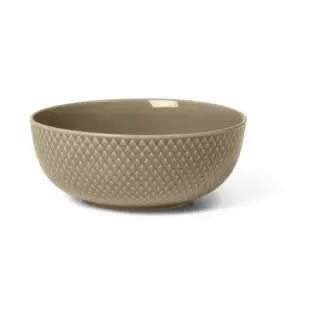 Produktfoto för Lyngby Porcelæn Rhombe Earth skål 15,5 cm, clay