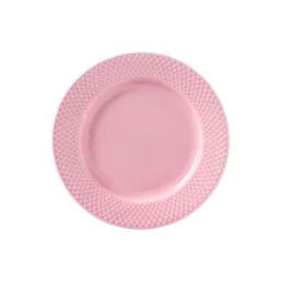 Produktfoto för Lyngby Porcelæn Rhombe lunchtallrik 21 cm Rosa