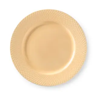 Produktfoto för Lyngby Porcelæn Rhombe Middagstallrik 27 cm Sand