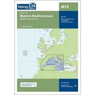 Produktfoto för M10 Western Mediterranean Chart