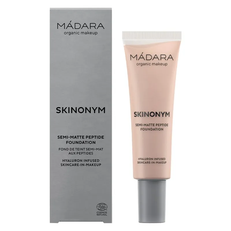 Bild 2 för Mádara Skinonym Semi-Matte Peptide Foundation 30 Rose Ivory