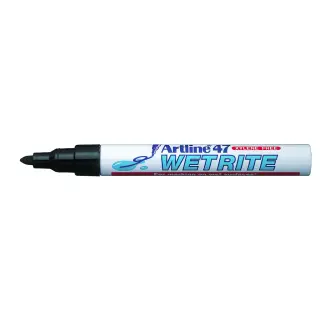 Produktfoto för Märkpenna Artline 47 Wetrite Svart