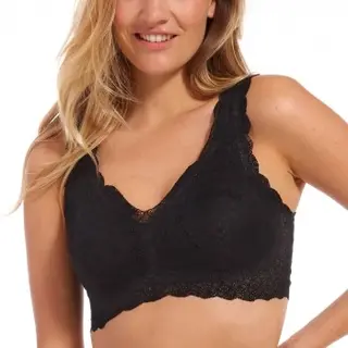 Produktfoto för MAGIC Bodyfashion Dream Lace Bra Black XXL
