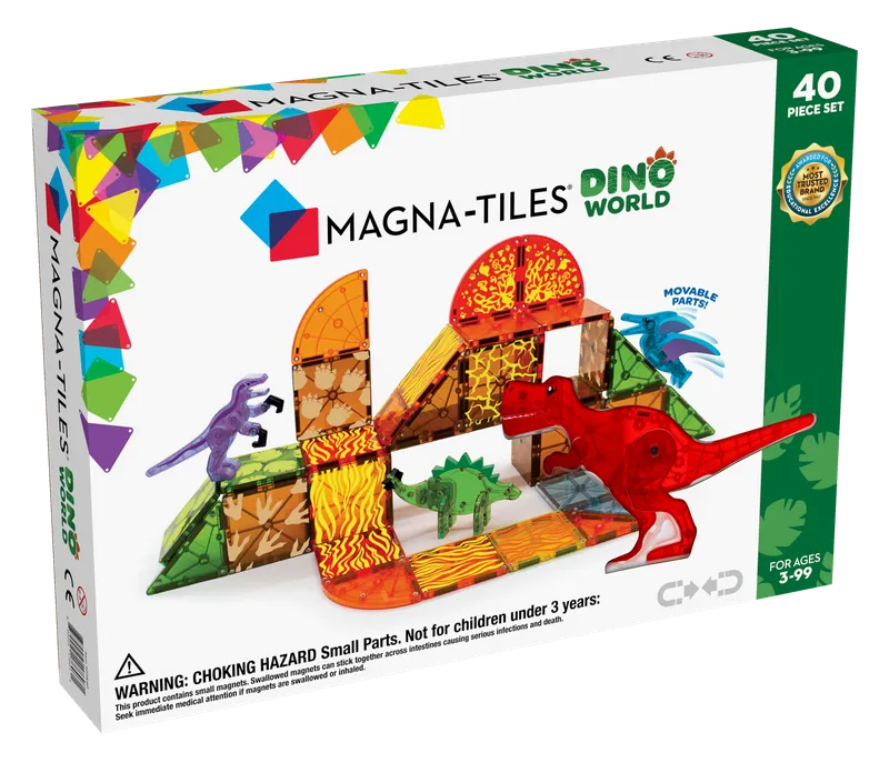 Alternativ bild 0 för Magna-Tiles Dino World 40-delar