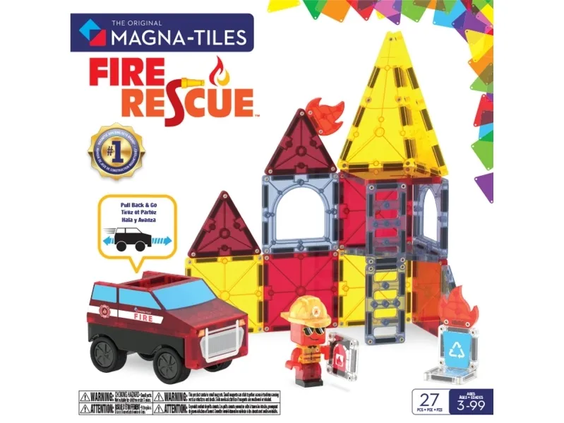 Alternativ bild 0 för Magna Tiles Magna-Tiles - Fire Rescue™ set med 27 delar (90360)