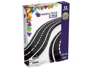 Produktfoto för Magna-Tiles XTRAS-sats med vägbanor i 12 delar