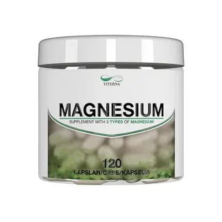 Produktfoto för Magnesium, 120 kapslar, Viterna