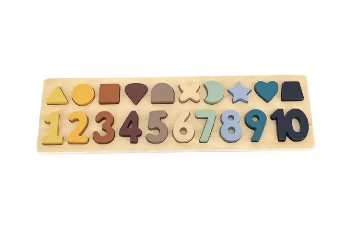 Alternativ bild 0 för Magni Puzzle with numbers and shapes