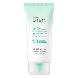Produktfoto för Make P:rem No Sebum Sun Cream SPF 50+ 50 ml