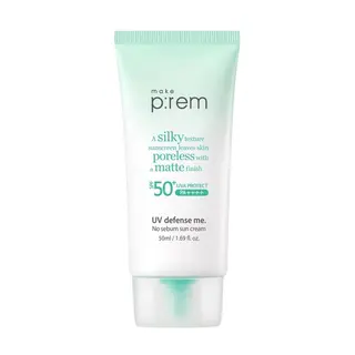 Produktfoto för Make P:rem No Sebum Sun Cream SPF 50+ 50 ml