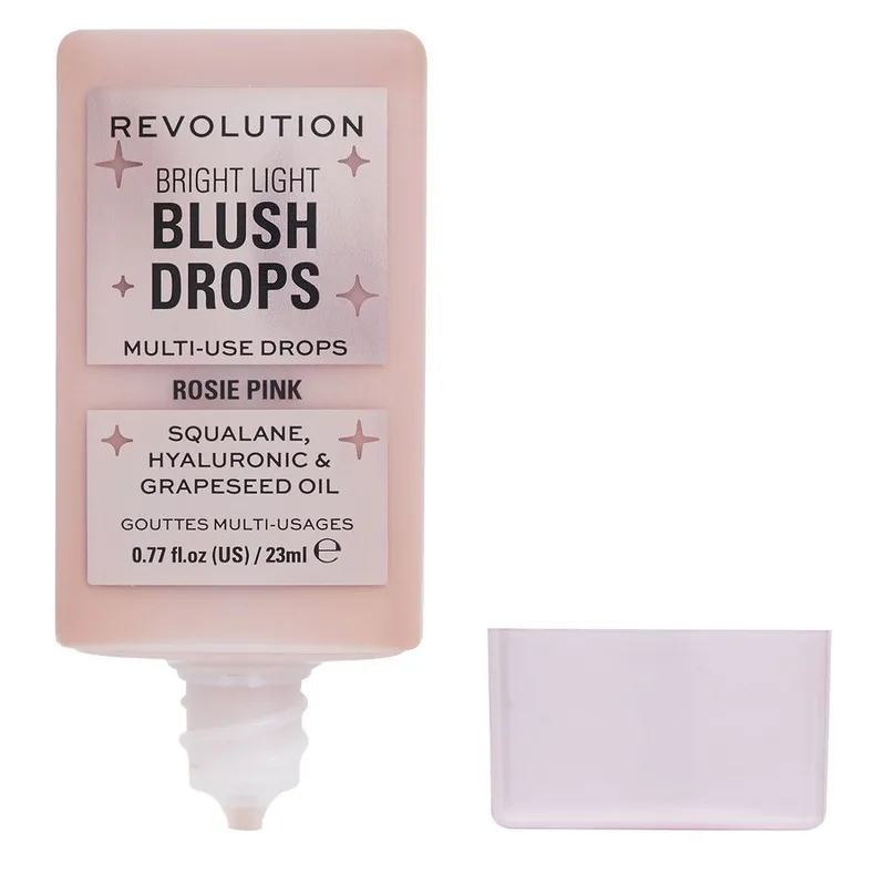 Bild 4 för Makeup Revolution Bright Light Blush Drops Pink Rosie