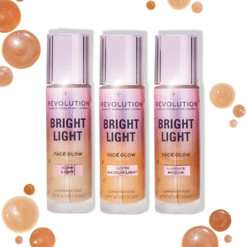 Bild 5 för Makeup Revolution Bright Light Face Glow Luminous Deep