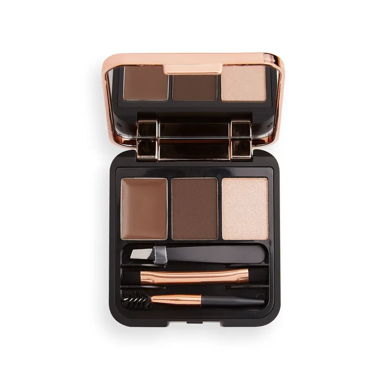 Bild 2 för Makeup Revolution Brow Sculpt Kit Dark Brown 2,2 g