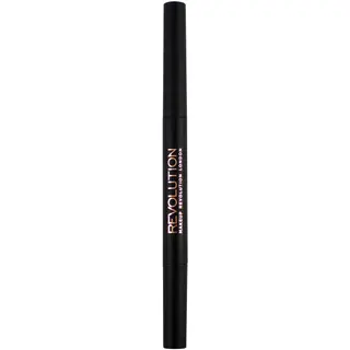 Produktfoto för Makeup Revolution Duo Brow Pencil Dark Brown