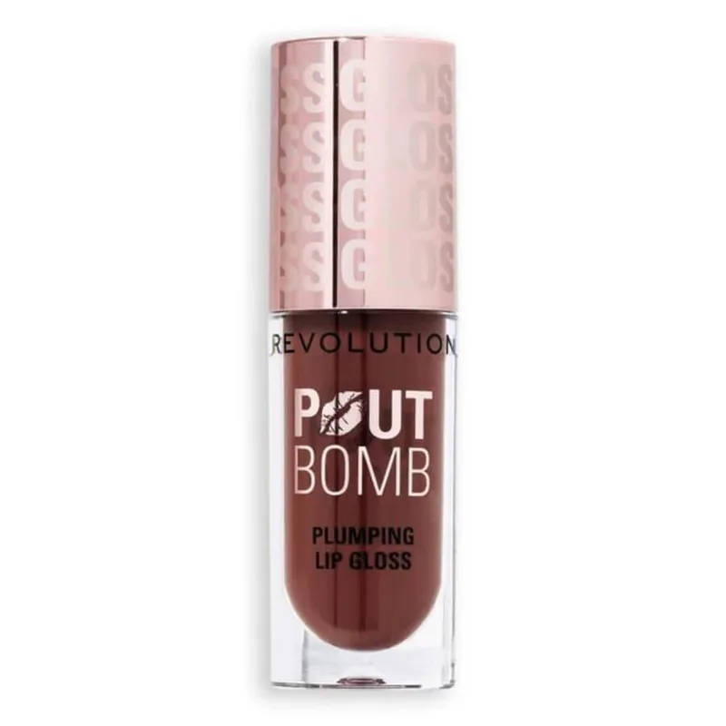 Bild 3 för Makeup Revolution Pout Bomb Plumping Gloss Espresso Cool Nude