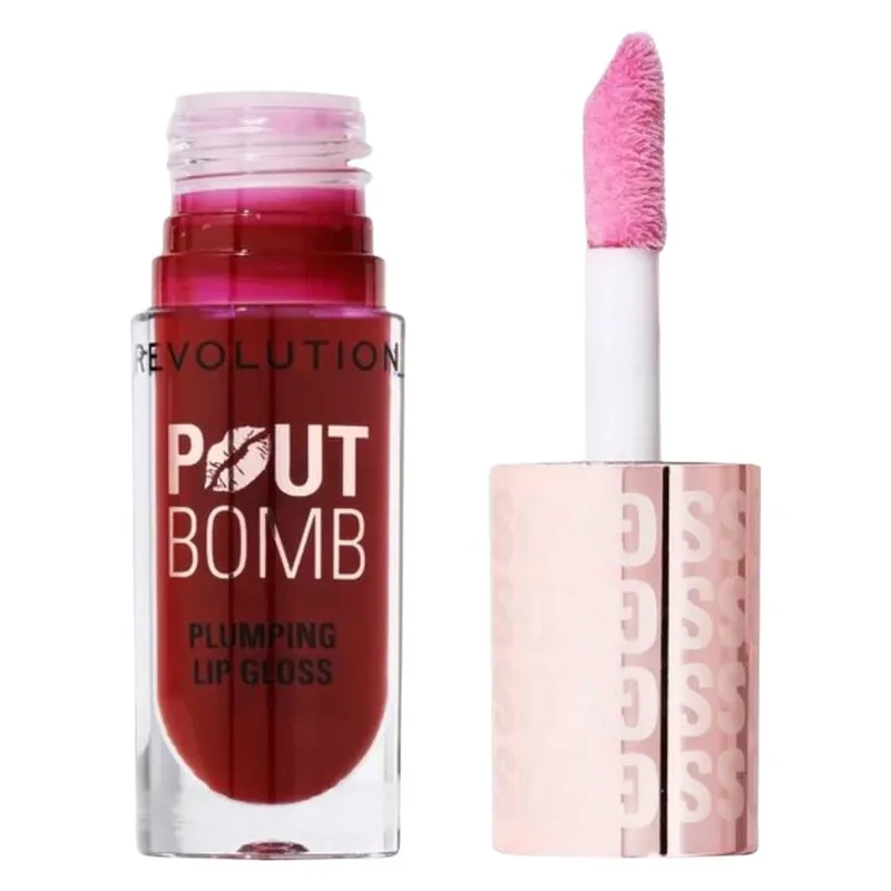 Bild 1 för Makeup Revolution Pout Bomb Plumping Gloss Jelly Berry Mauve