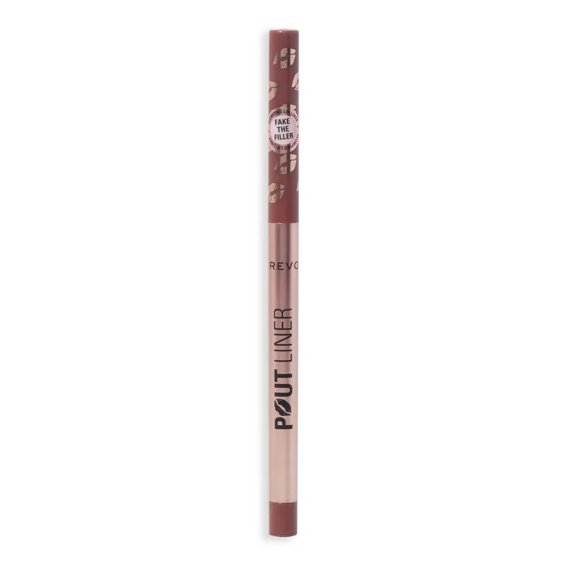 Bild 2 för Makeup Revolution Pout Liner Plumping Lip Liner - Doll Warm Nude
