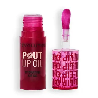 Produktfoto för Makeup Revolution Pout Lip Oil Cherry Red