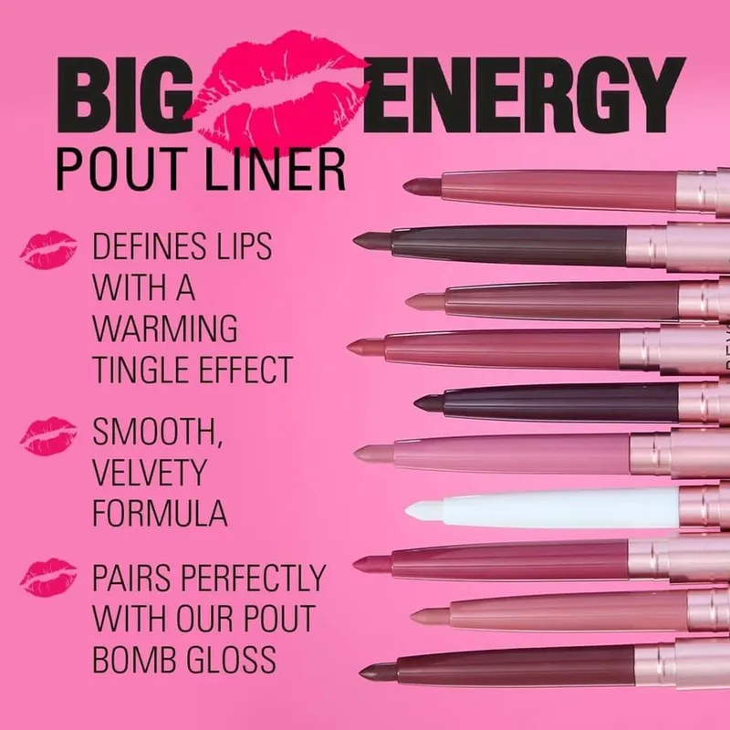 Bild 5 för Makeup Revolution Pout Plumping Lip Liner Deepest Mauve