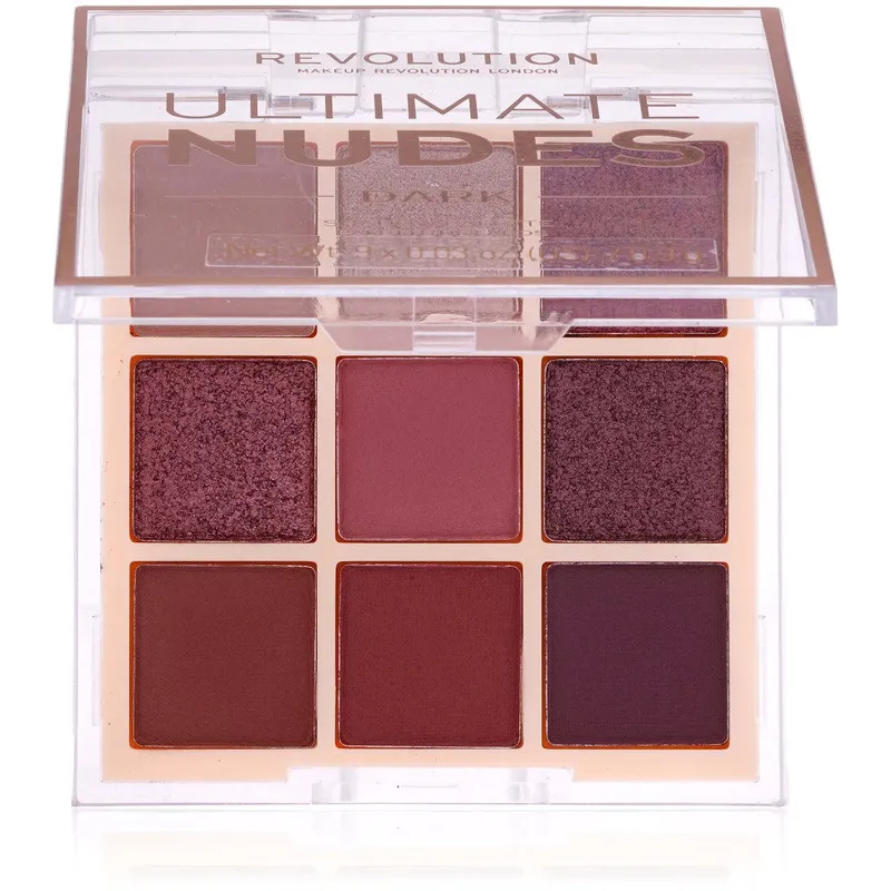 Alternativ bild 0 för Makeup Revolution Ultimate Nudes Shadow Palette Dark