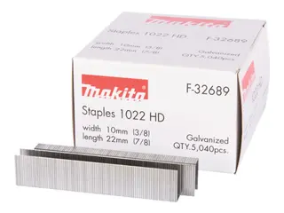 Produktfoto för Makita 1022 HD - Staples - 5040 delar - längd: 22 mm - bredd: 10 mm - för Makita DST221