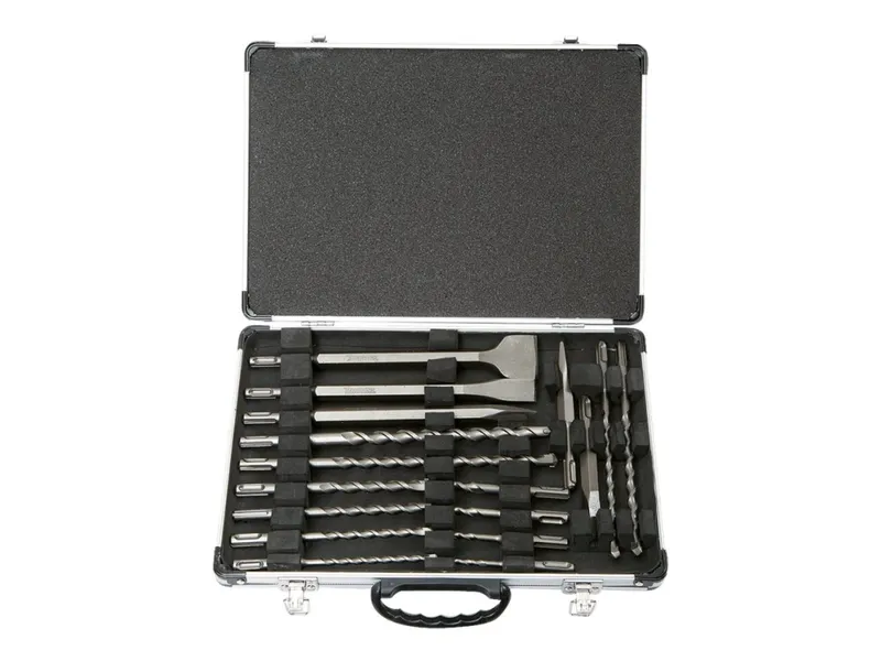 Alternativ bild 0 för Makita - Borr- och mejselsats - 17 delar - SDS-plus - längd: 210 mm, 160 mm, 110 mm, 260 mm, 250 mm, 140 mm