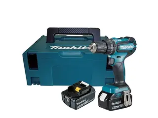 Produktfoto för Makita DDF484RTJ - Borr/drivare - sladdlös - 2 hastigheter - nyckellös chuck 13 mm - 54 N·m - 2 batterier - 18 V