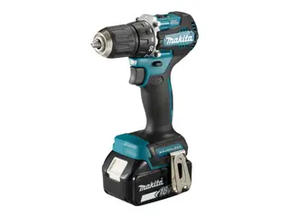 Produktfoto för Makita DDF487 - Borr/drivare - sladdlös - 2 hastigheter - säkrad chuck 13 mm - 40 N·m - 2 batterier - 18 V