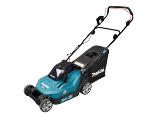 Produktfoto för Makita DLM382PM2 - Gräsklippare - sladdlös - 18 V - 4 Ah - 2 batterier - 3700 vpm - 38 cm - 16.9 kg