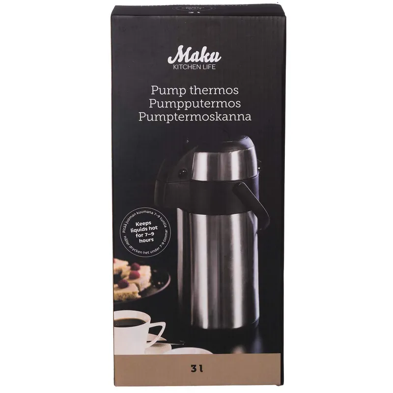 Bild 2 för Maku Kitchen Life Maku termosas 3l Airpot S/S