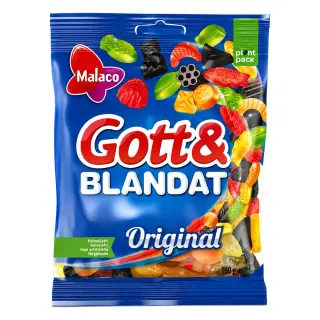 Produktfoto för Malaco Godis GOTT OCH BLANDAT Original