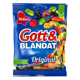 Produktfoto för Malaco Godis GOTT OCH BLANDAT Original