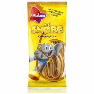 Produktfoto för Malaco Snöre Kola 94g