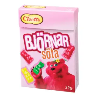 Produktfoto för Malaco Söta Björnar, 32g