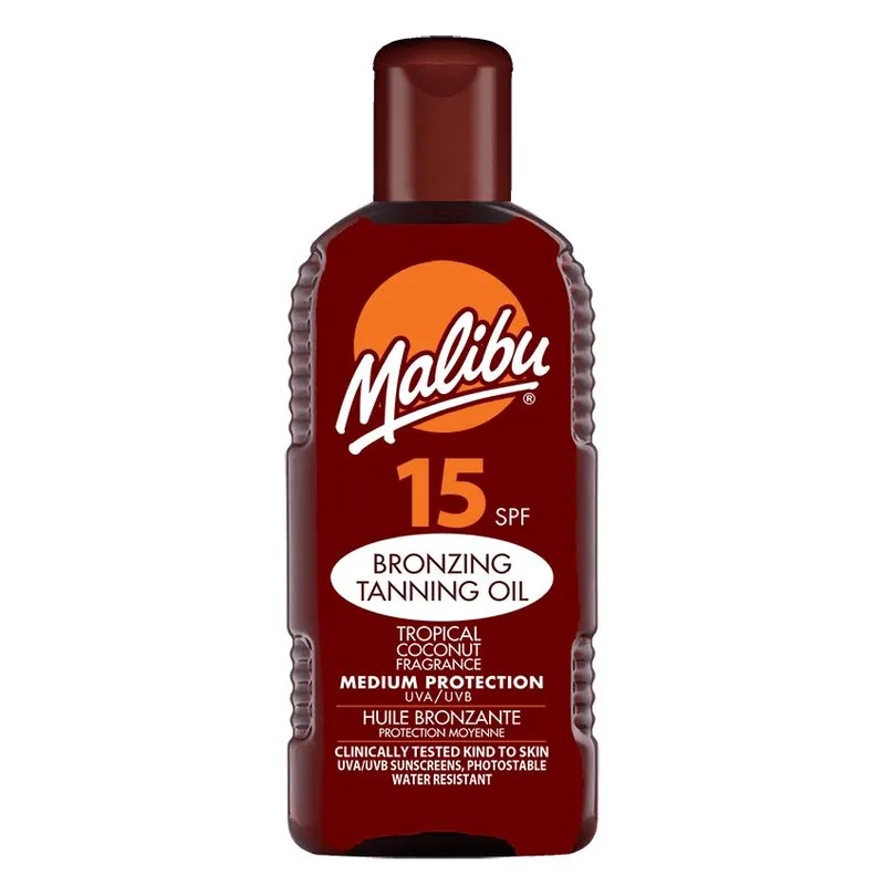 Alternativ bild 0 för Malibu Bronzing Tanning Oil SPF 15 200 ml