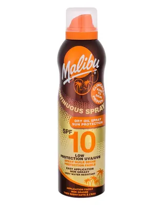 Produktfoto för Malibu Continuous Dry Oil Sun Spray SPF 10 175 ml
