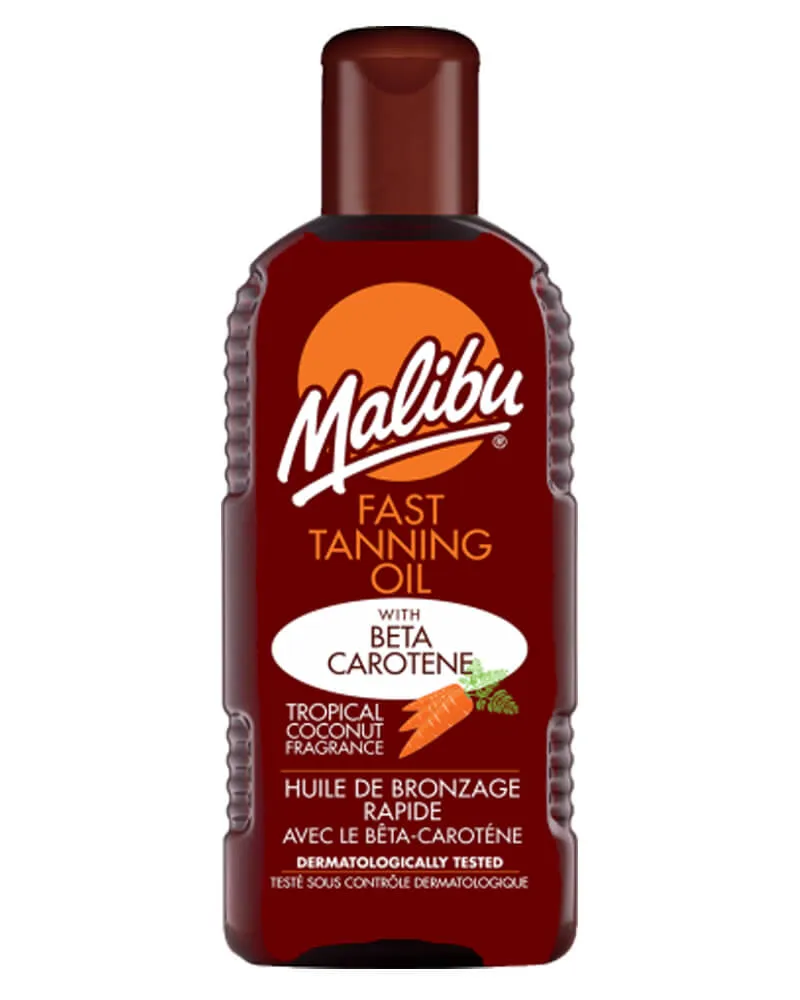Bild 1 för Malibu Fast Tanning Oil With Beta Carotene 200 ml