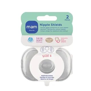 Produktfoto för MAM Nipple Shields Size 1 Steri-box