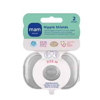 Produktfoto för MAM Nipple Shields size M 2-pack