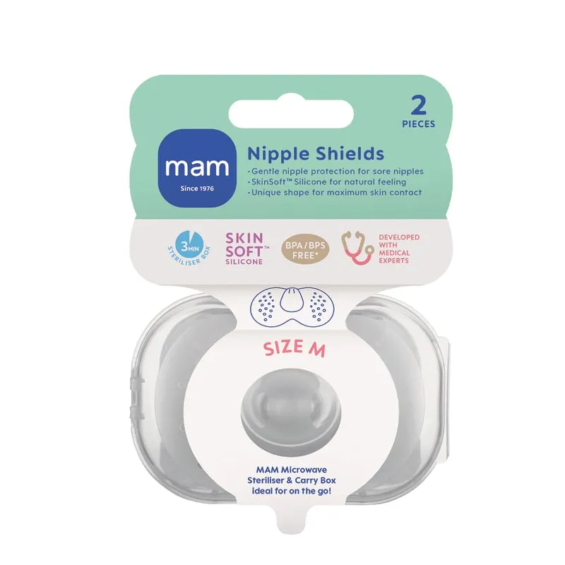 Bild 1 för MAM Nipple Shields size M 2-pack