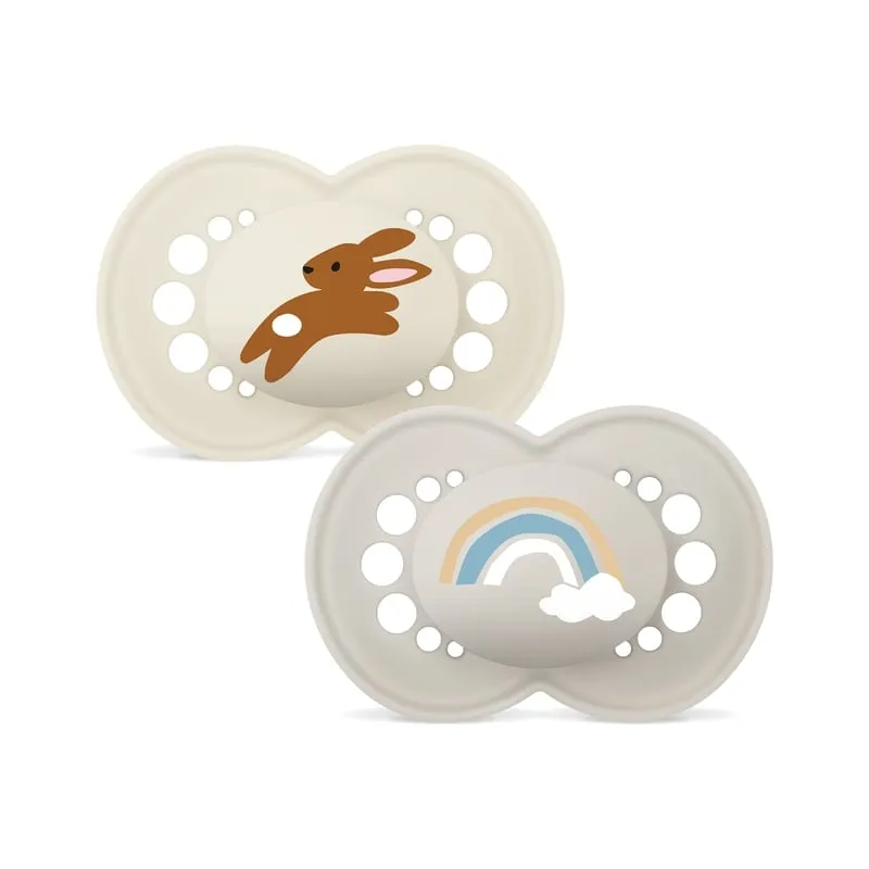 Bild 1 för MAM Original Silicone 6-16 mån Neutral 2-pack