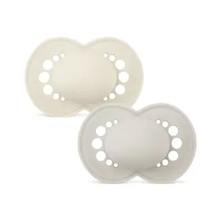 Produktfoto för MAM Original Silicone 6-16 mån Neutral Unprinted 2-pack